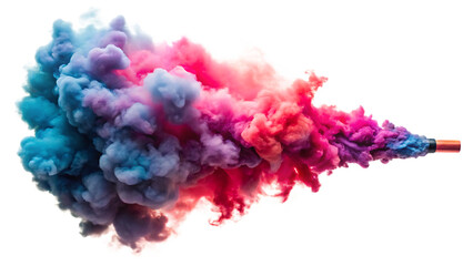 Naklejka premium smoke bomb stock isolated on white background, png,ai generated