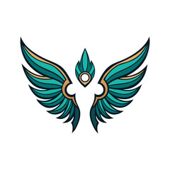 Obraz premium Wings Collection Set – Angel, Bird, and Decorative Wing Illustrations