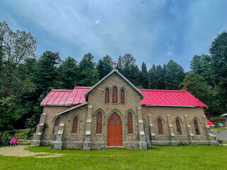 Beautiful historic 18th century church, Virgin Mary Catholic Church, A beautiful picture of church,...