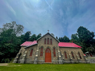 Beautiful historic 18th century church, Virgin Mary Catholic Church, A beautiful picture of church,...