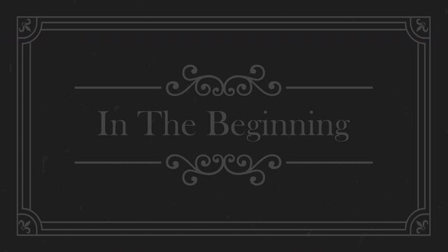 Set of 7 vintage silent movie caption cards with intertitle subtitles animation. Includes once upon a time ,the end, and thanks for watching.4k video