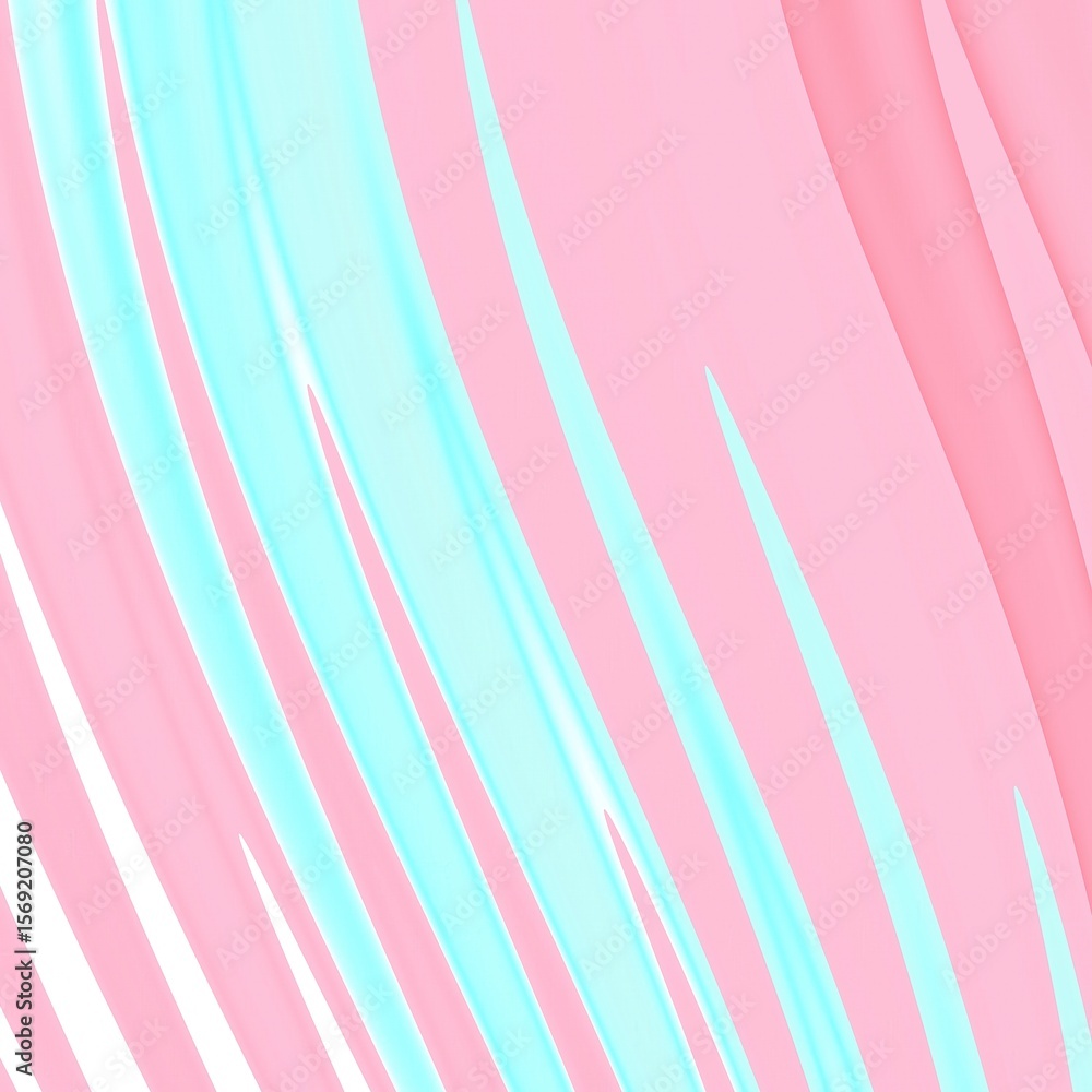 Poster abstract background with pink and light blue diagonal stripes creating a soft and dreamy effect