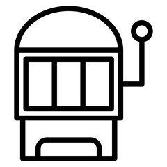Slot Machine Icon Style
