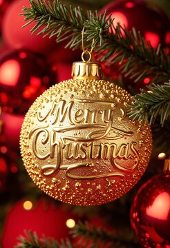 Merry Christmas incription