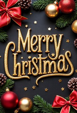 Merry Christmas incription