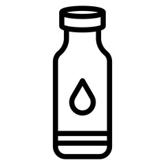 Water Bottle Icon Style
