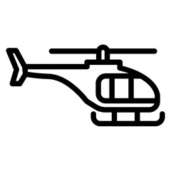 Army Helicopter Icon Style