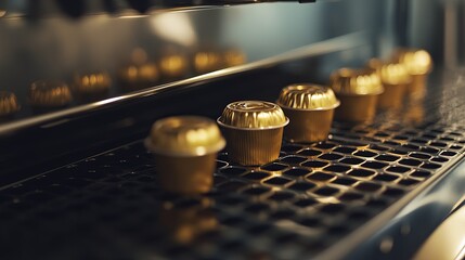 empty coffee pods near espresso machine.