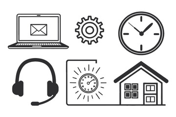computer icons set