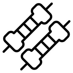 Resistor Icon Style