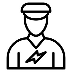 Electrician Icon Style