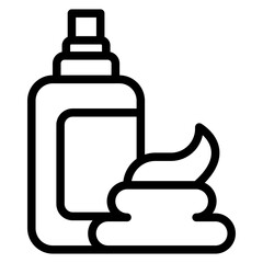 Barber Foam Icon Style