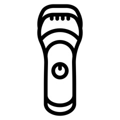 Electric Shaver Icon Style