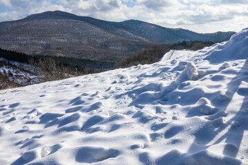 snow-covered mountain