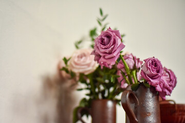 bouquet of pink roses