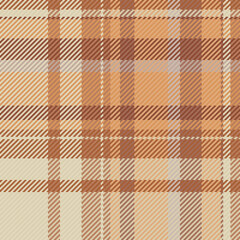 Warm, inviting textile pattern. A classic tartan plaid in comforting earth tones, evokes coziness, tradition, rustic elegance. Perfect for backgrounds, design elements.