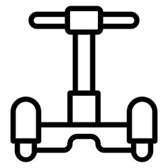 Police Segway Icon Style