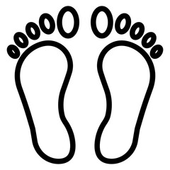 Footprint Icon Style