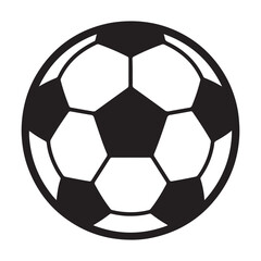 Fototapeta premium Soccer ball vector illustration isolated on white background