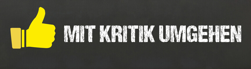 Mit Kritik umgehen	
