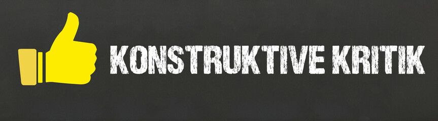 konstruktive Kritik	
