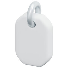 3D Blank Octagon Tag Icon