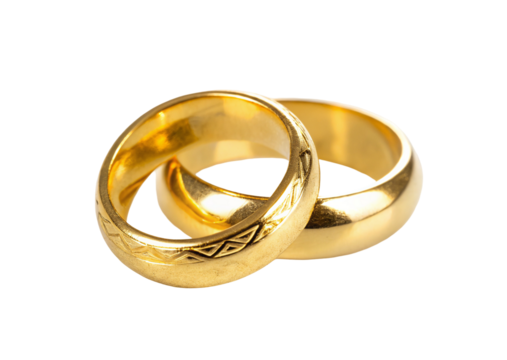 Elegant gold wedding bands with intricate patterns for a timeless love and special occasions forever