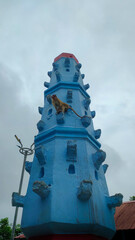 lake at the kankeshwar temple in alibaug in maharashtra in india.