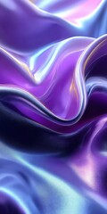 Obraz premium Vibrant Satin Fabric Waves in Rich Hues Creating a Colorful and Elegant Background for Design