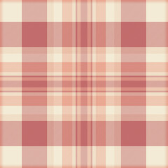 Subtle peach and dusty rose plaid pattern. Perfect for textile design, fashion, home decor, and website backgrounds.  Evokes a feeling of warmth and comfort. Seamless repeat design for versatile use.