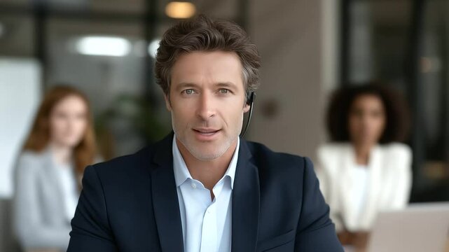 Global Team Collaboration in a Virtual Video Call