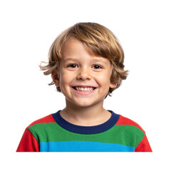  PNG Happy british kid crayon portrait photo 