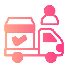 distribution gradient icon