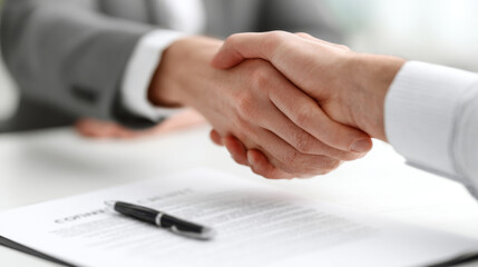 Obraz premium Organizations use loyalty contracts to retain talent or clients, ensuring ongoing collaboration and partnership. 