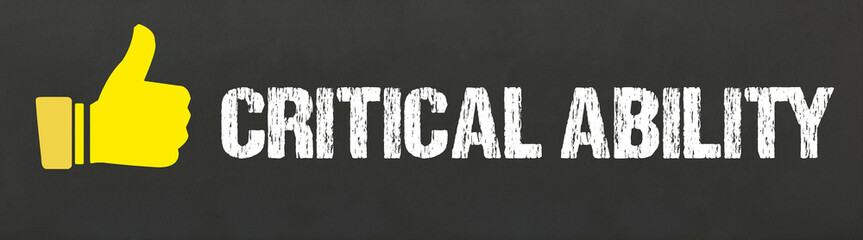 Critical ability	
