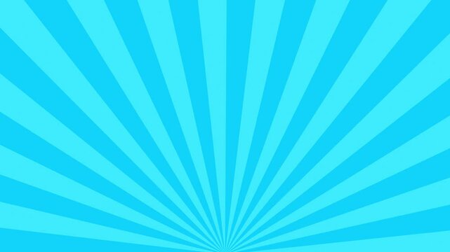 sun burst reays blue animation , abstract big sale shopping social media motion blank background	