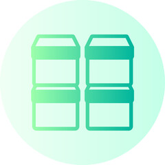 box gradient icon