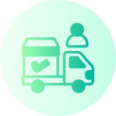 distribution gradient icon