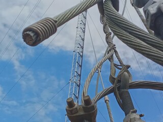 Steel  cabal of the  telephone pole