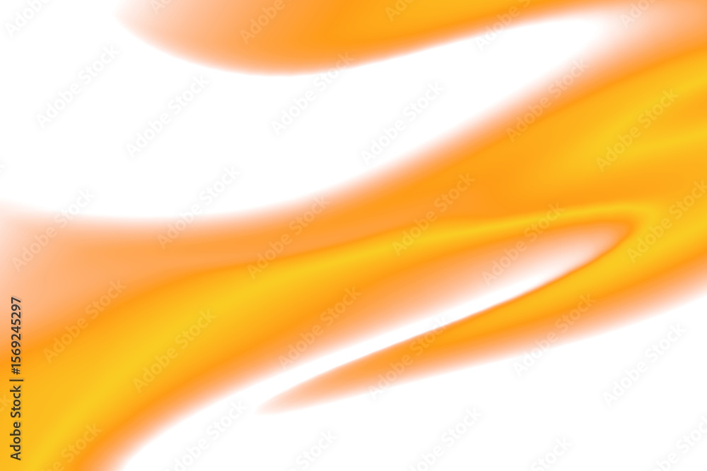 Poster png abstract orange gradient transparent background, vibrant wavy gradient shape overlay design elem