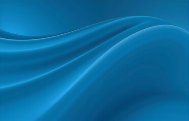 Fototapeta premium Blue Silk - Textured Abstract Background
