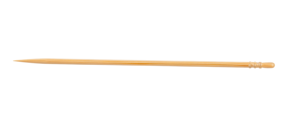 Wooden chopsticks isolated on white background for dining and Asian cuisine tool simplicity