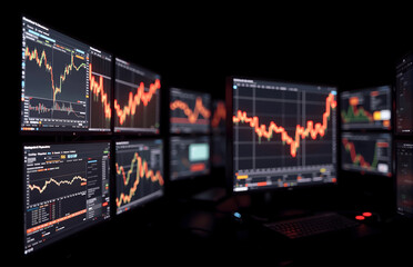 Multi - screen Display of Financial Transaction Data