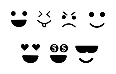 cartoon expression emotion face icon