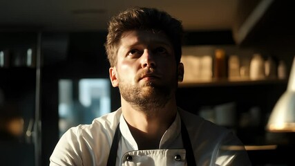 Focused Chef Thinks About Restaurant Business Strategy