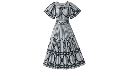 Isolated Floral Dress