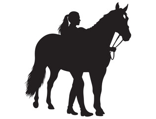 COWGIRL SILHOUETTE