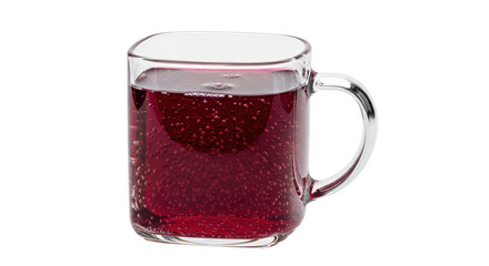 Isolated Dark Red Beverage