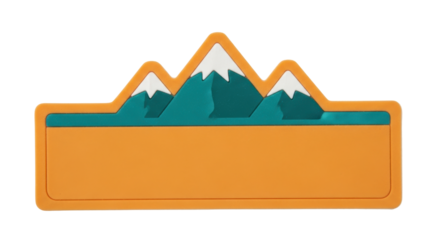 Isolated Mountain Badge