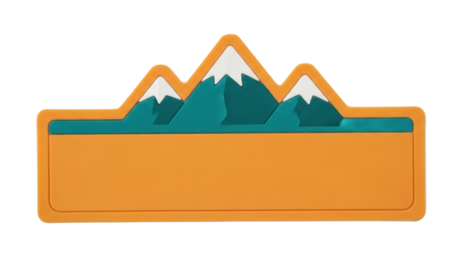 Isolated Mountain Badge